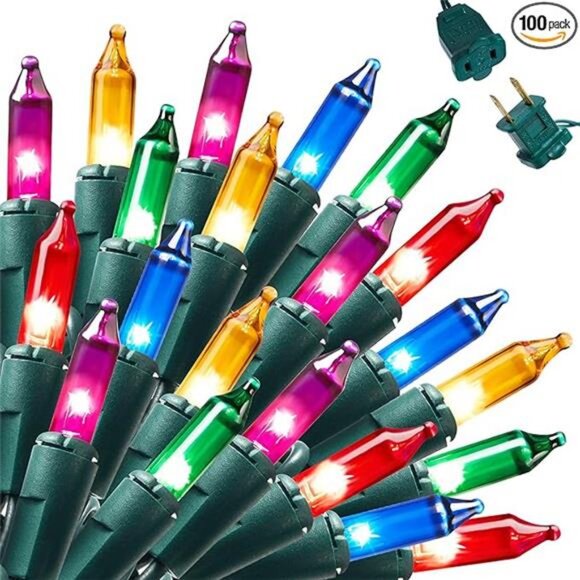 Christmas Lights Outdoor,21.4FT Multicolor Christmas Tree Lights Outside - Picture 8 of 8